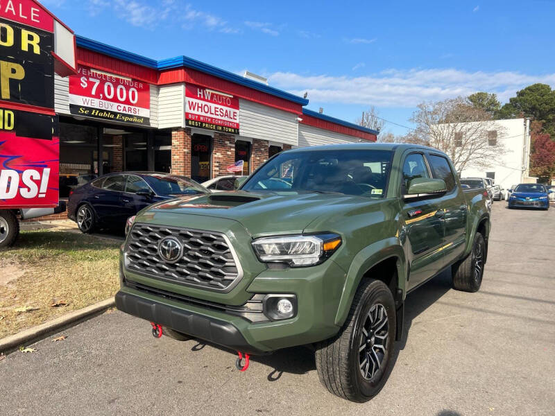 2022 Toyota Tacoma for sale at HW Auto Wholesale in Norfolk VA