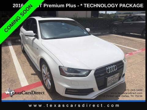 2016 Audi A4 2.0T quattro Premium Plus