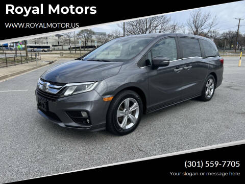 2018 Honda Odyssey for sale at Royal Motors in Hyattsville MD