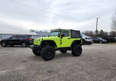 2016 Jeep Wrangler for sale at CarWorx LLC in Dunn NC