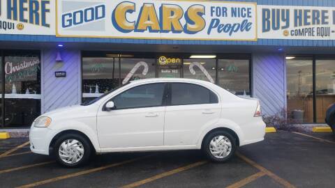 2010 Chevrolet Aveo for sale at Good Cars 4 Nice People in Omaha NE