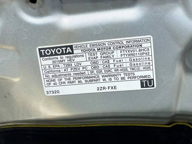 2015 Toyota Prius One