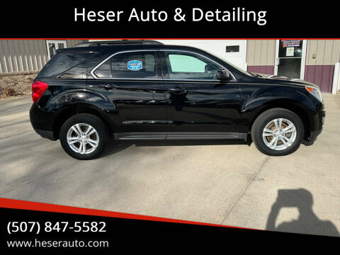 2013 Chevrolet Equinox for sale at Heser Auto & Detailing in Jackson MN