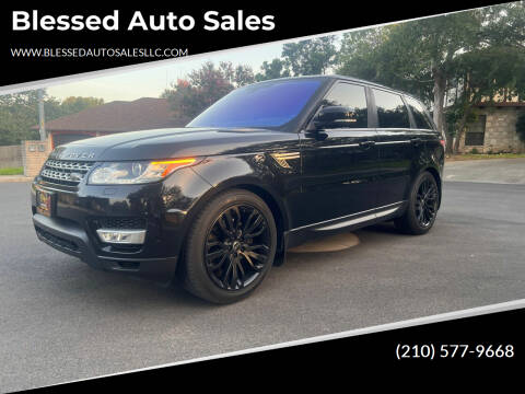 2016 Land Rover Range Rover Sport for sale at Blessed Auto Sales in San Antonio TX