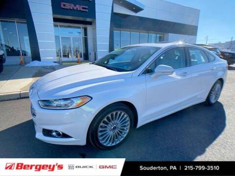 2016 Ford Fusion for sale at Bergey's Buick GMC in Souderton PA