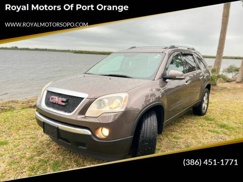 2010 GMC Acadia for sale at Royal Motors of Port Orange in Port Orange FL