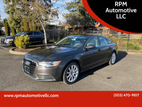 2013 Audi A6 for sale at RPM Automotive LLC in Portland OR