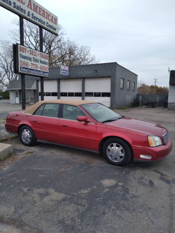 2003 Cadillac DeVille for sale at D & D All American Auto Sales in Warren MI