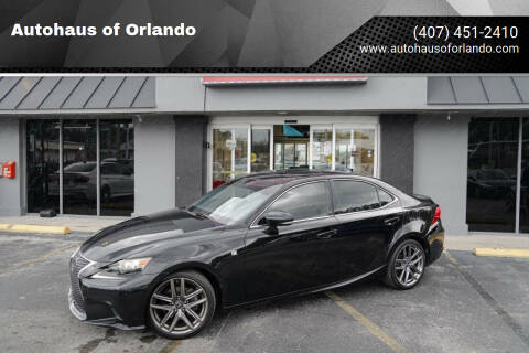 2014 Lexus IS 250 for sale at Autohaus of Orlando in Orlando FL