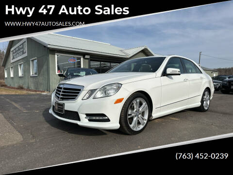 2013 Mercedes-Benz E-Class for sale at Hwy 47 Auto Sales in Saint Francis MN