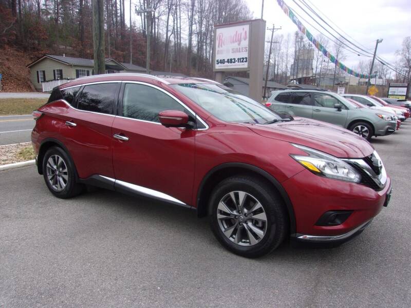 2015 Nissan Murano for sale at Randy's Auto Sales Inc. in Rocky Mount VA