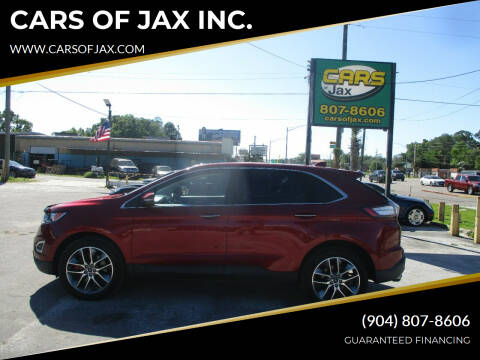 2016 Ford Edge for sale at CARS OF JAX INC. in Jacksonville FL