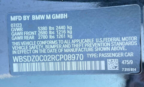 2024 BMW M8 Competition