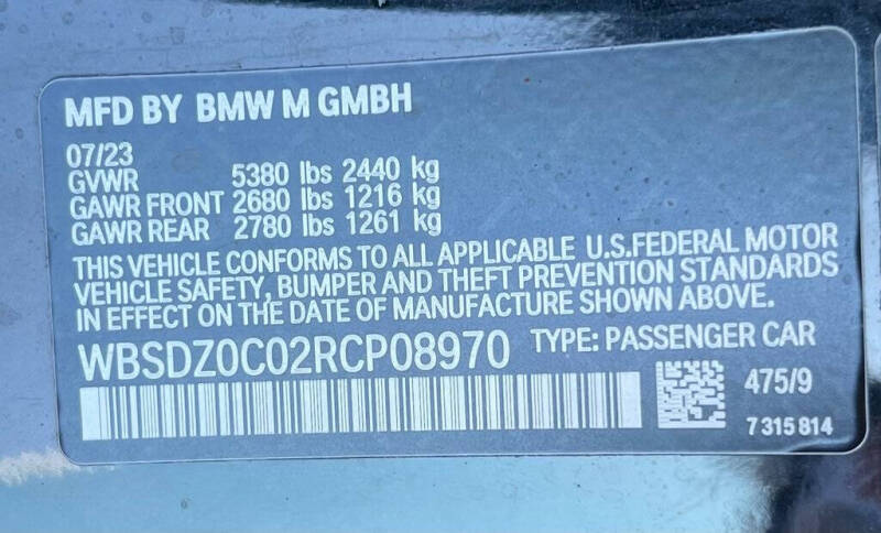 2024 BMW M8 Competition