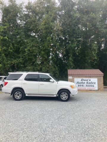 2004 Toyota Sequoia for sale at Don's Auto Sales in Benson NC