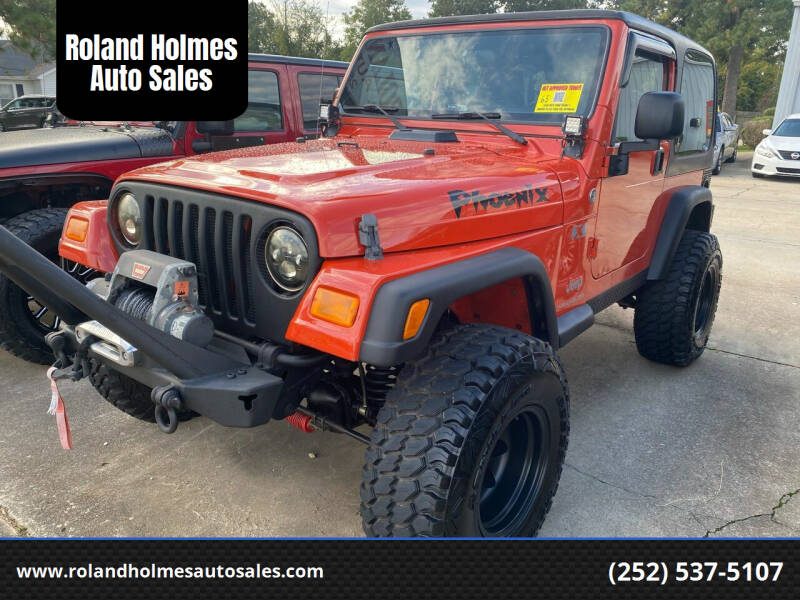 2006 Jeep Wrangler for sale at Roland Holmes Auto Sales in Roanoke Rapids NC