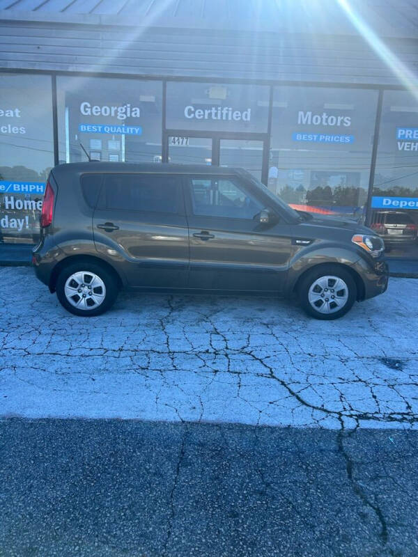 2013 Kia Soul for sale at Georgia Certified Motors in Stockbridge GA