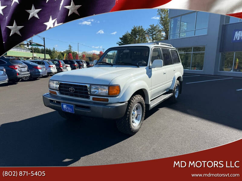 1996 Toyota Land Cruiser for sale at MD Motors LLC in Williston VT