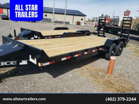 2022 Rice Trailers 20 FOOT EQUIPMENT TRAILER
