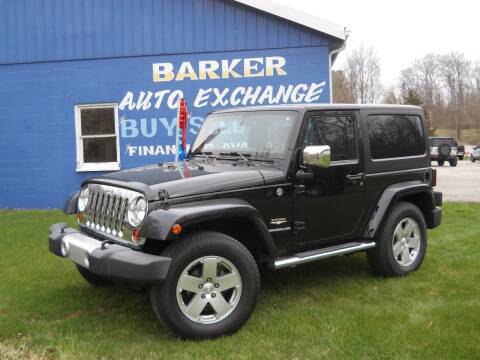 2012 Jeep Wrangler for sale at BARKER AUTO EXCHANGE in Spencer IN