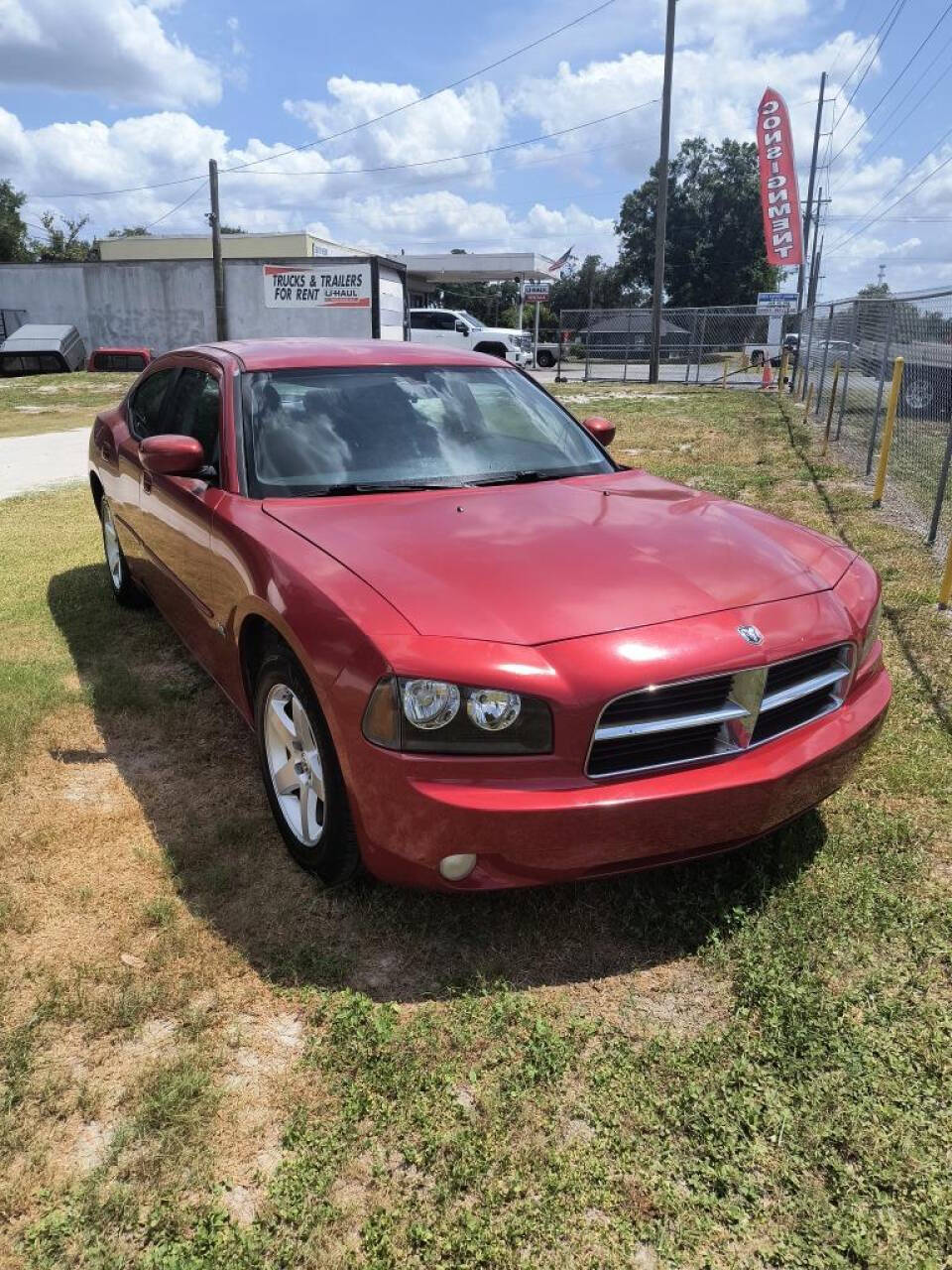 Burgundy 2010 Dodge Charger SXT SXT 4dr Sedan 1