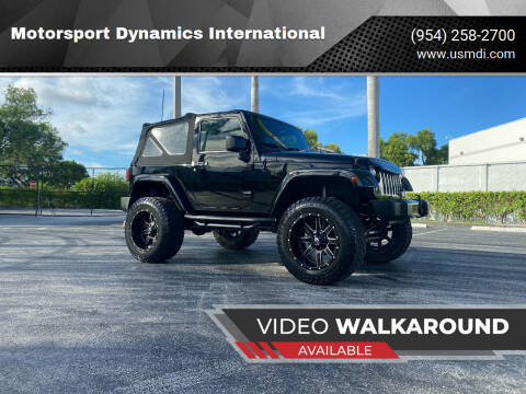 2015 Jeep Wrangler for sale at Motorsport Dynamics International in Pompano Beach FL