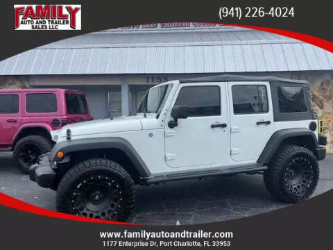 2016 Jeep Wrangler Unlimited for sale at Family Auto and Trailer Sales LLC in Port Charlotte FL