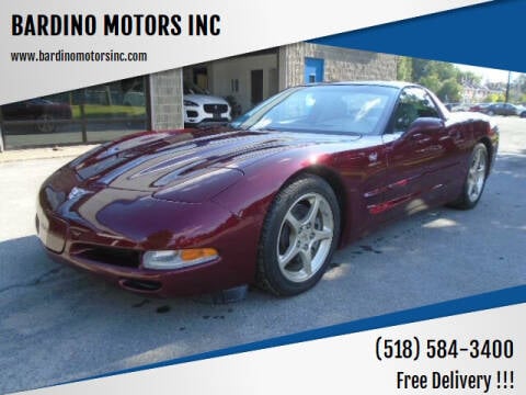 2003 Chevrolet Corvette for sale at BARDINO MOTORS INC in Saratoga Springs NY