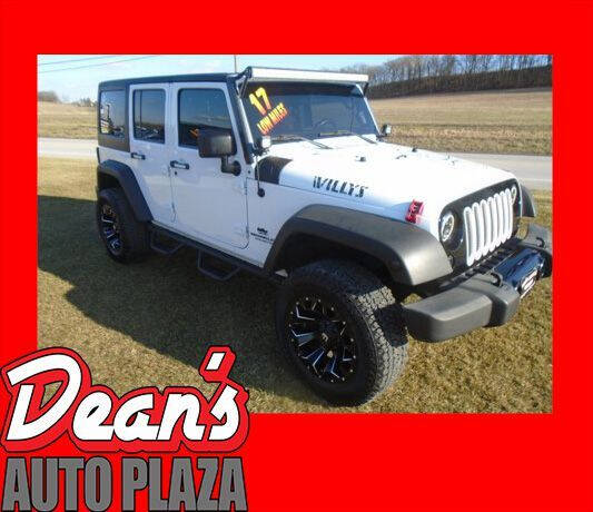 2017 Jeep Wrangler Unlimited for sale at Dean's Auto Plaza in Hanover PA