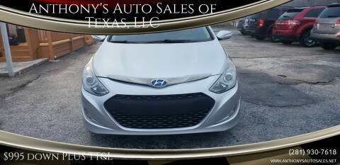 2012 Hyundai Sonata Hybrid for sale at Anthony's Auto Sales of Texas, LLC in La Porte TX