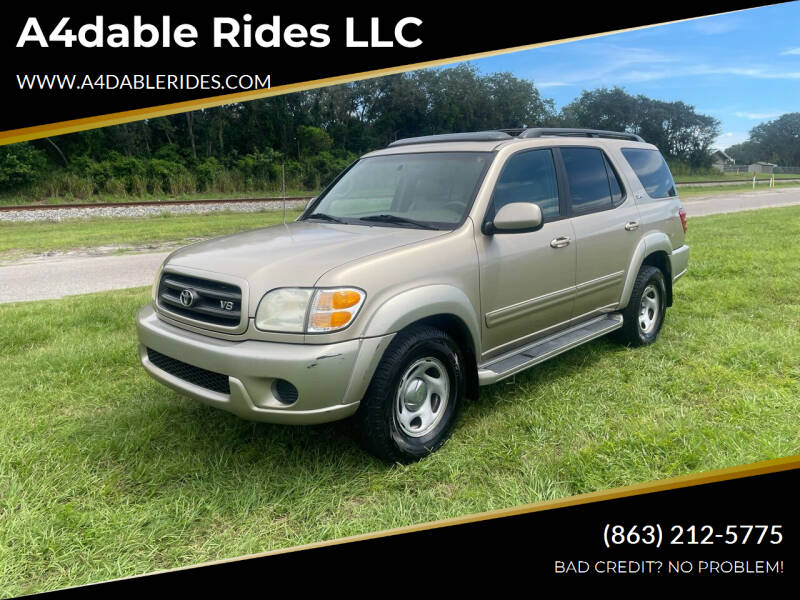 2001 Toyota Sequoia for sale at A4dable Rides LLC in Haines City FL