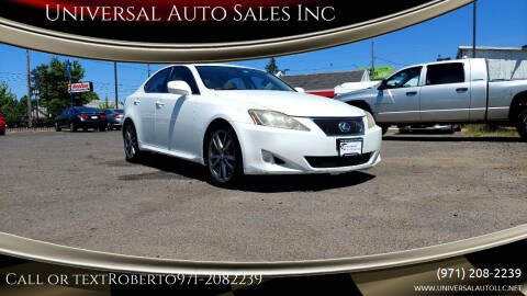 2008 Lexus IS 250 for sale at Universal Auto Sales in Salem OR