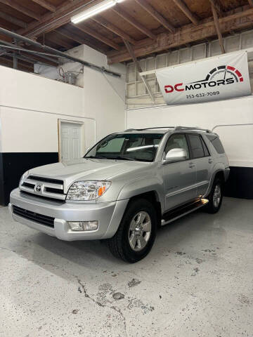 2003 Toyota 4Runner for sale at DC MOTORS LLC in Auburn WA