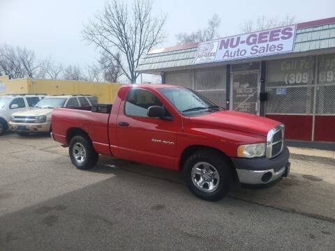 2002 Dodge Ram 1500 for sale at Nu-Gees Auto Sales LLC in Peoria IL