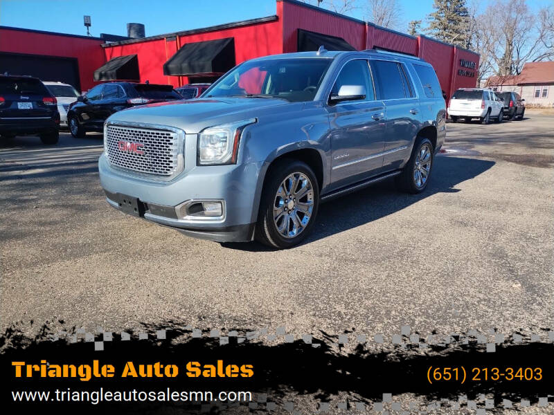 2015 GMC Yukon for sale at Triangle Auto Sales in Forest Lake MN