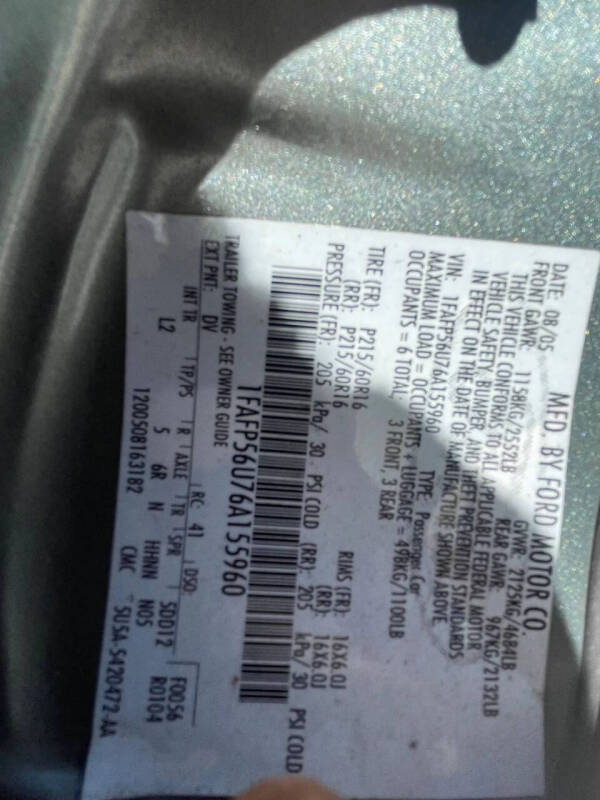 2006 Ford Taurus SEL