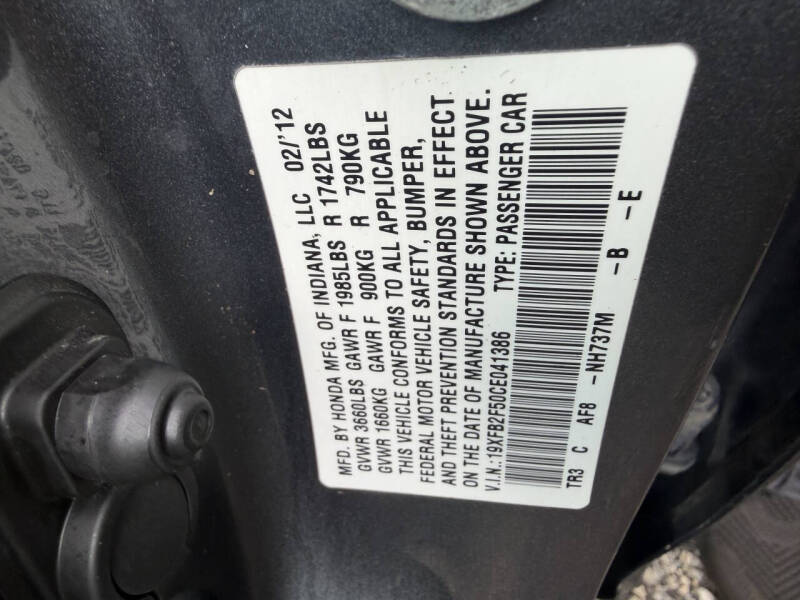 2012 Honda Civic LX