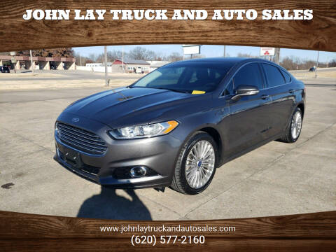 2016 Ford Fusion for sale at John Lay Truck and Auto Sales in Independence KS