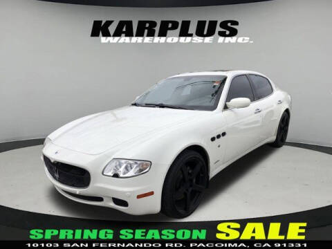 2007 Maserati Quattroporte for sale at Karplus Warehouse in Pacoima CA