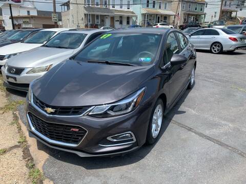 2017 Chevrolet Cruze for sale at Butler Auto in Easton PA