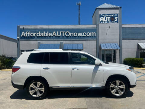 2013 Toyota Highlander for sale at Affordable Autos in Houma LA