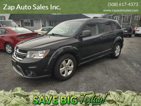 2012 Dodge Journey for sale at Zap Auto Sales Inc. in Fall River MA