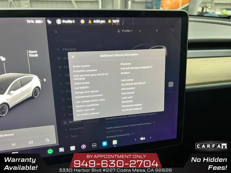 2021 Tesla Model Y Standard Range