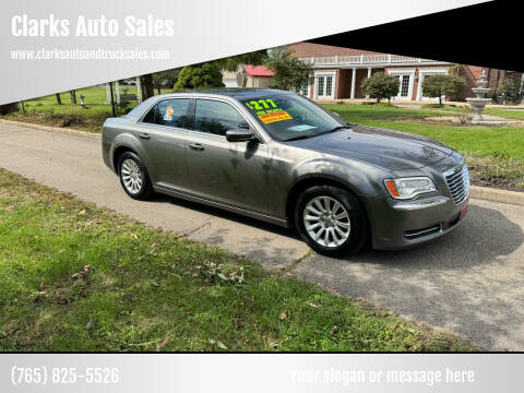 2012 Chrysler 300 for sale at Clarks Auto Sales in Connersville IN