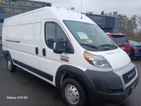 2021 RAM ProMaster for sale at King Motorcars in Saugus MA