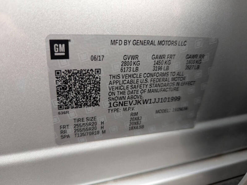 2018 Chevrolet Traverse Premier