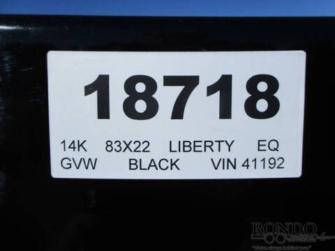 2024 Liberty Trailers Equipment LE14K83X20+2C8SR