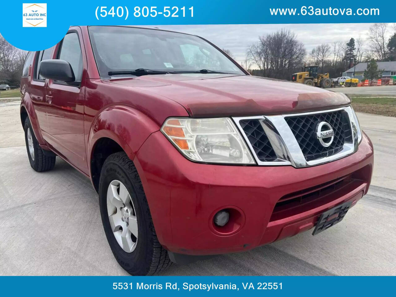 2009 Nissan Pathfinder for sale at 63 Auto Inc in Spotsylvania, VA