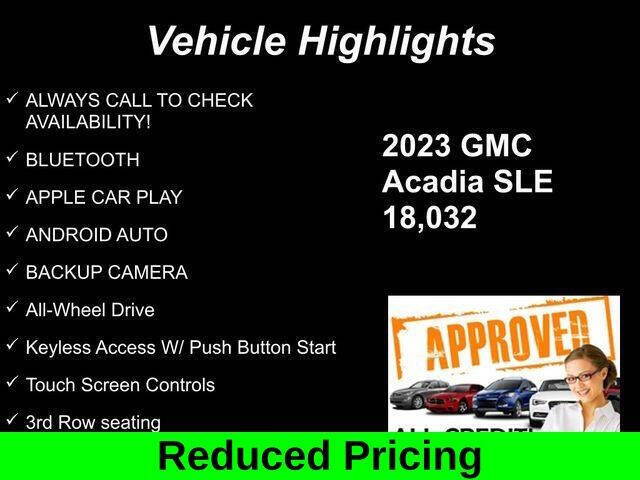 2023 GMC Acadia SLE