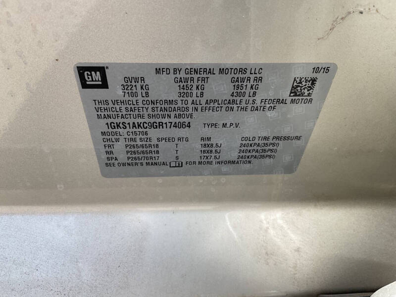 2016 GMC Yukon SLE